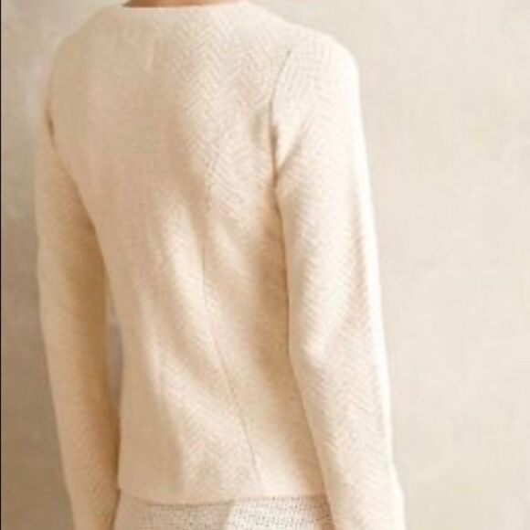 Anthropology Rosie Neira Cotton Geo Diamond Jacket - Picture 2 of 8